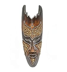 Maschera legno decorazione usato  Spedito ovunque in Italia 