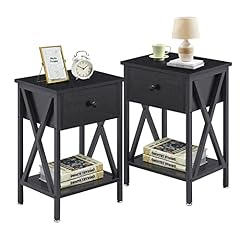 Vecelo nightstand modern for sale  Delivered anywhere in USA 