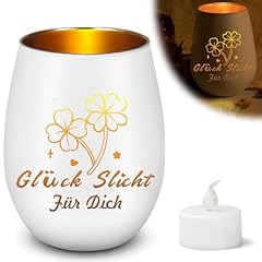 Windlicht glas glückslicht gebraucht kaufen  Wird an jeden Ort in Deutschland