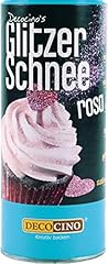 Decocino glitzerschnee rosa gebraucht kaufen  Wird an jeden Ort in Deutschland