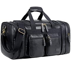 Leather travel duffel for sale  Delivered anywhere in USA 