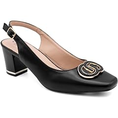 Ladies black slingback for sale  Delivered anywhere in UK