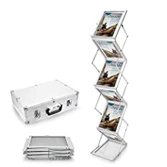 Voilamart A4 Folding Brochure Rack Leaflet Display for sale  Delivered anywhere in UK