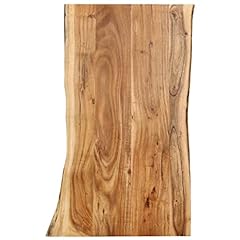 vidaXL Massivholz Tischplatte Baumkante Massivholzplatte gebraucht kaufen  Wird an jeden Ort in Deutschland