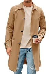 Runcati mens trench for sale  Delivered anywhere in USA 