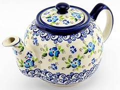 Polish pottery teapot for sale  Delivered anywhere in USA 