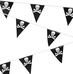 Plastic pirate bunting for sale  Delivered anywhere in UK