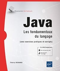 Java fondamentaux langage d'occasion  Livré partout en Belgiqu