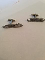 Used, Narrow Boat PP-T27 English Pewter Cufflinks for sale  Delivered anywhere in UK