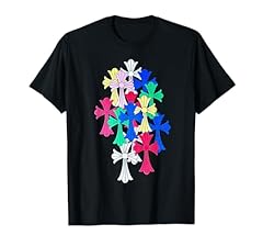 Hearts multicolor cross for sale  Delivered anywhere in USA 