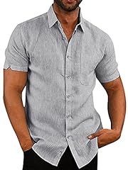 Mens button shirts for sale  Delivered anywhere in USA 