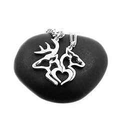 Buck doe necklace for sale  Delivered anywhere in USA 
