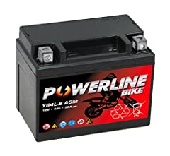 Yb4l agm powerline for sale  Delivered anywhere in Ireland