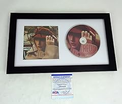Red Signed Autographed by Taylor Swift CD Framed PSA/DNA, used for sale  Delivered anywhere in USA 