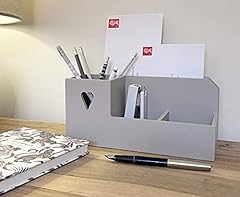 Grey desk tidy for sale  Delivered anywhere in UK