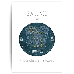 Papierkind poster sternzeichen gebraucht kaufen  Wird an jeden Ort in Deutschland