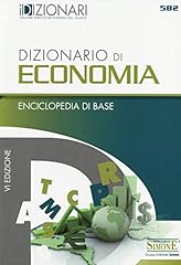 Dizionario economia. enciclope usato  Spedito ovunque in Italia 