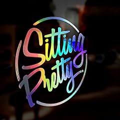 Sitting pretty sticker for sale  Delivered anywhere in UK