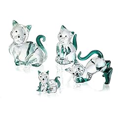 Hdcrystalgifts statuette gatto usato  Spedito ovunque in Italia 