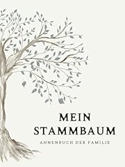 Stammbaum ahnenbuch familie gebraucht kaufen  Wird an jeden Ort in Deutschland
