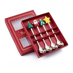 Christmas coffee spoons for sale  Delivered anywhere in USA 