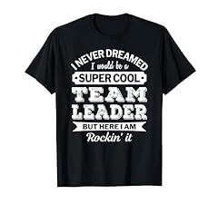 Team leader tshirt for sale  Delivered anywhere in UK