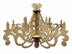 Wide cardboard chandelier for sale  Delivered anywhere in USA 