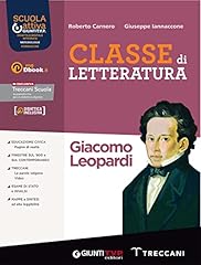 Classe letteratura leopardi. usato  Spedito ovunque in Italia 