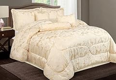 Piece jacquard comforter for sale  Delivered anywhere in UK