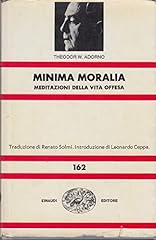 Minima moralia usato  Spedito ovunque in Italia 