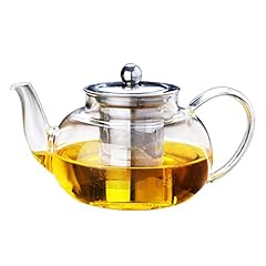 Glass teapot stainless for sale  Delivered anywhere in UK