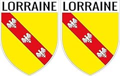 Blason lorraine autocollants d'occasion  Livré partout en France