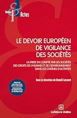 Devoir européen vigilance d'occasion  Livré partout en France