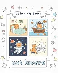 Cat lovers coloring gebraucht kaufen  Wird an jeden Ort in Deutschland