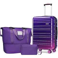 Larvender luggage sets for sale  Delivered anywhere in USA 