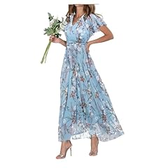 Women chiffon floral for sale  Delivered anywhere in UK