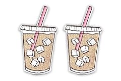 Embroidered iced coffee for sale  Delivered anywhere in USA 