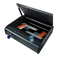 PINEWORLD Gun Safes for 2 Pistols, Biometric Handgun, used for sale  Delivered anywhere in USA 