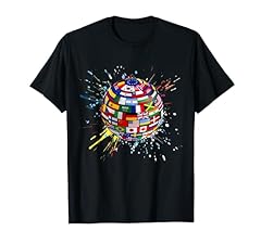 International flags shirt for sale  Delivered anywhere in UK