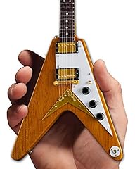 FanMerch Gibson Mini Guitar 1958 Korina Flying V Handcrafted 1:4 Scale Model for sale  Delivered anywhere in Canada