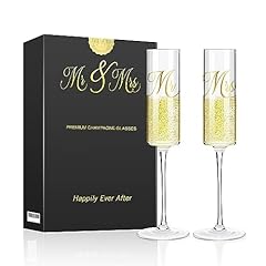 Mrs champagne flutes for sale  Delivered anywhere in USA 