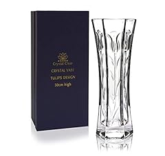 Crystal vase 30cm for sale  Delivered anywhere in UK