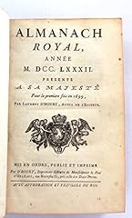 Almanach royal annee d'occasion  Livré partout en France