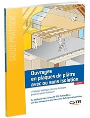 Ouvrages plaques plâtre d'occasion  Livré partout en Belgiqu