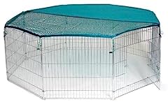 BUNNY BUSINESS 8 Panel Rabbit Guinea Pig Play Pen Outdoor for sale  Delivered anywhere in UK