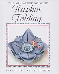 Miniature art napkin for sale  Delivered anywhere in UK