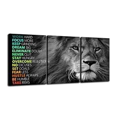 Inspirational lion wall for sale  Delivered anywhere in USA 