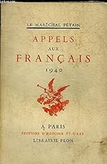 Appels français 1940. d'occasion  Livré partout en France