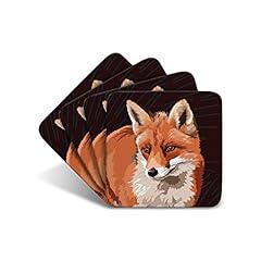 Fox set coasters for sale  Delivered anywhere in UK