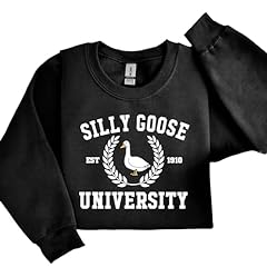 Silly goose sweatshirt for sale  Delivered anywhere in USA 
